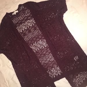 Short sleeve cardigan